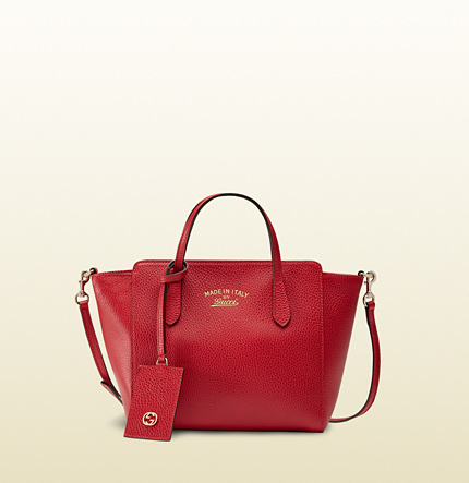 Authentic Gucci Swing Mini Top Handle Bag 3688827 Red